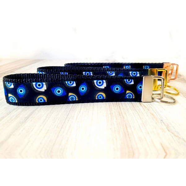 Evil Eye Keychain Wristlet Clip Protection Anti-Microbial Witchy Magic Spooky Halloween
