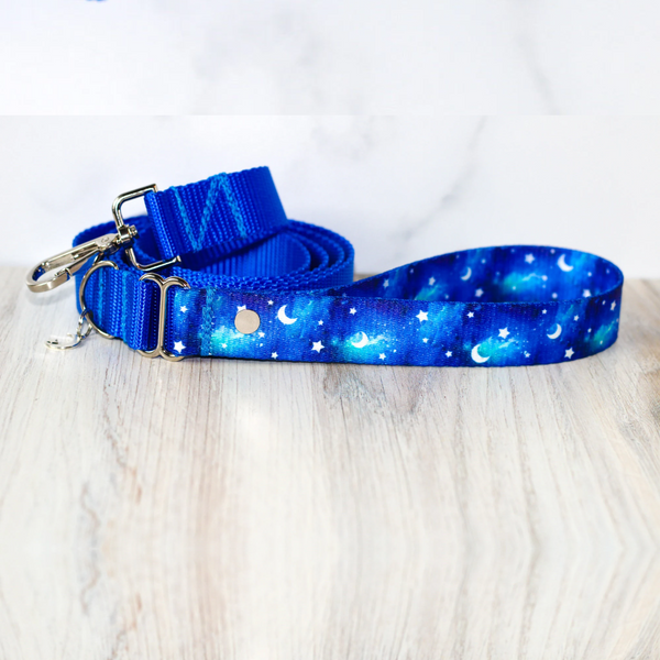 Moon and Star Pet Leash for Dogs & Cats Galaxy Space Northern Lights Celestial