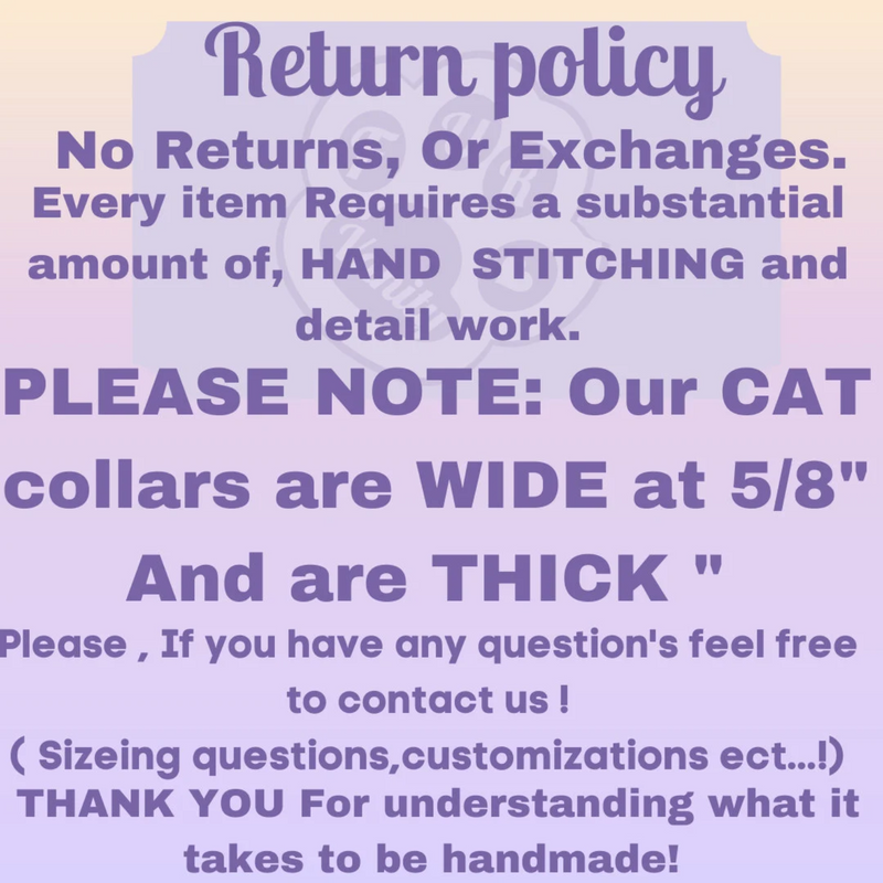 Return Policy 90's Vibe Leash Handmade Nylon for Dogs & Cats Retro