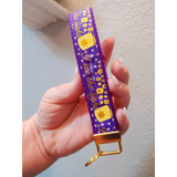 Sun Princess Keychain Wristlet Clip Rapunzel Tangled Sun Heavy-Duty Anti-Microbial